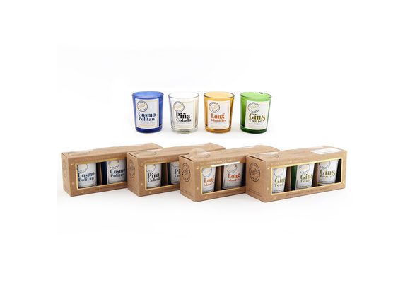 6cm Cocktail Scented Candle Set 