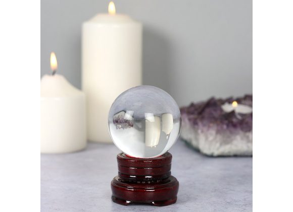 6cm Crystal Ball with Base