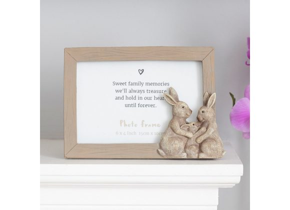 6x4in Fluffle Family Bunny Photo Frame