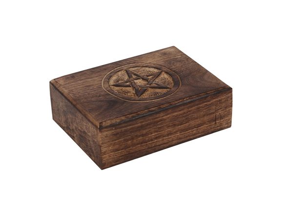 7x5in Pentagram Tarot Card Box STOCK DUE 30/10/21