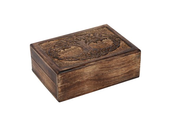 7x5in Wooden Tree of Life Box