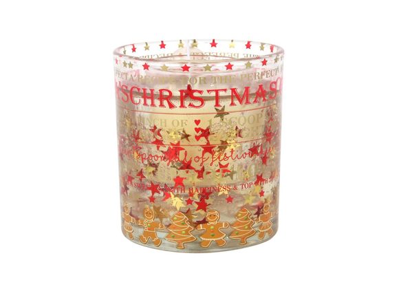 8cm Gingerbread Gel Candle STOCK DUE SOON