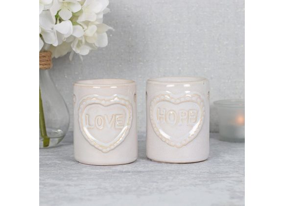 8cm Love Ceramic Oil Burner STOCK DUE 25/10/21