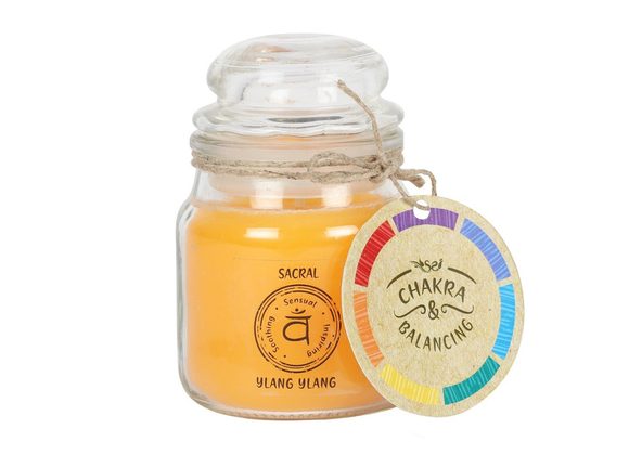 9cm Sacral Chakra Scented Candle 