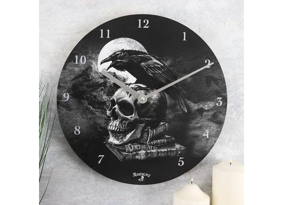 Alchemy Poe's Raven Clock