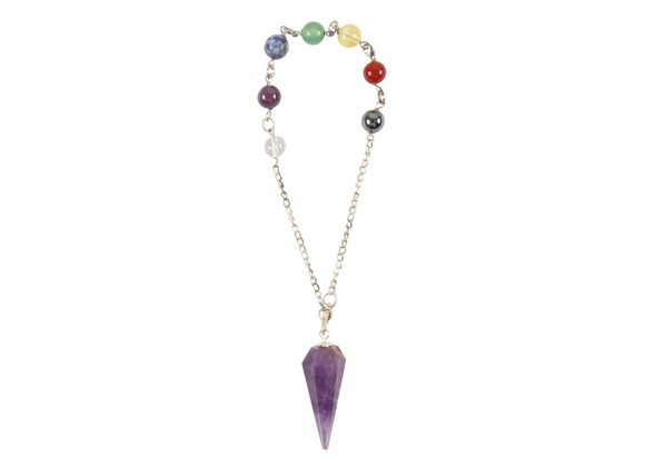 Amethyst Chakra Pendulum Bracelet STOCK DUE 29/11/21