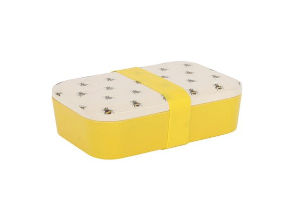 Bee Print Bamboo Lunch Box STOCK DUE 10/1/22