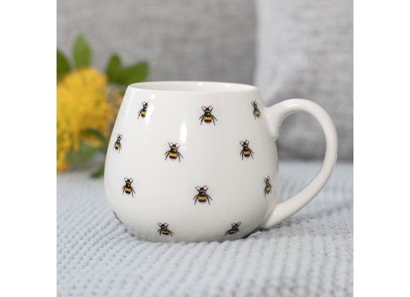 Bee Print Rounded Mug STOCK DUE 25/2/22