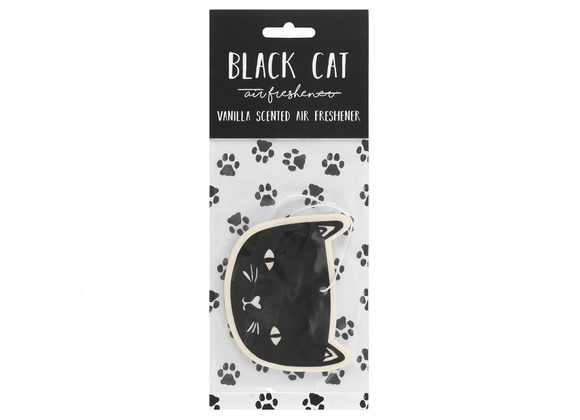 Black Cat Vanilla Scented Air Freshener STOCK DUE 30/11/21