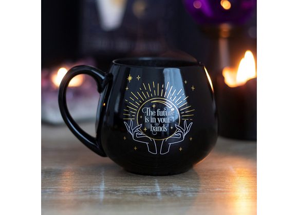 Black Fortune Teller Colour Changing Mug STOCK DUE 20/11/21