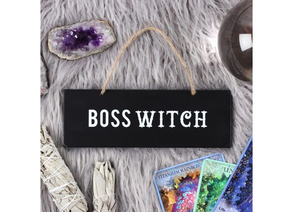 Boss Witch Wall Sign