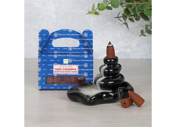 Box of 6 Satya Nag Champa Backflow Dhoop Cones STOCK DUE 29/10/21