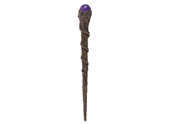 Branch Wand with Purple Sphere STOCK DUE 8/11/21