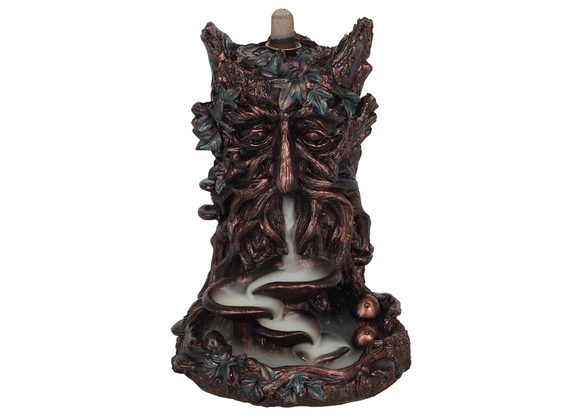 Bronze Effect Tree Man Backflow Incense Burner