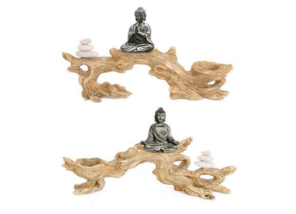 Buddha on Branch Tealight Candle Holders RRP £42.99