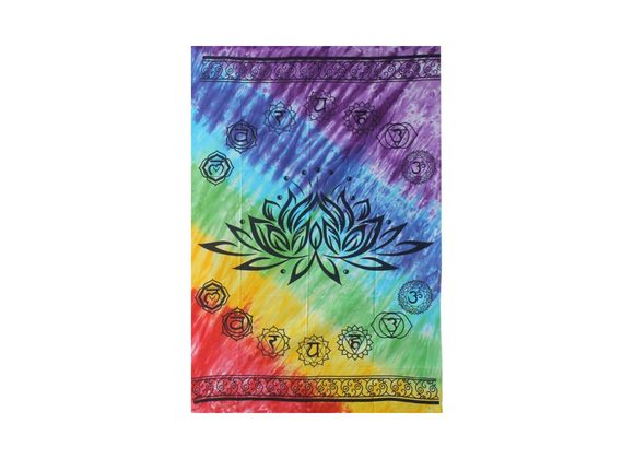 Chakra Lotus Cotton Tapestry STOCK DUE 29/10/21