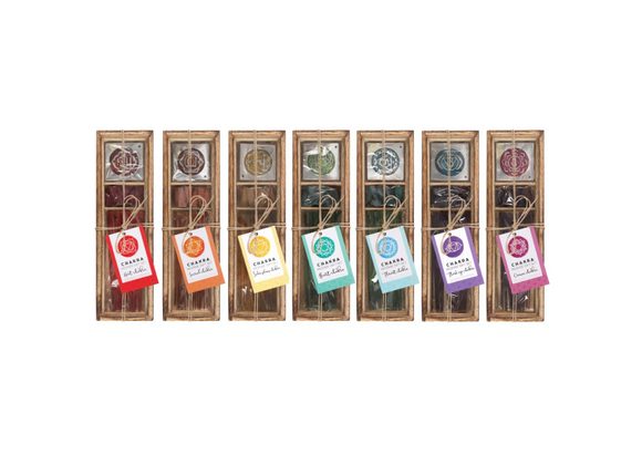 Chakra Wooden Incense Gift Set