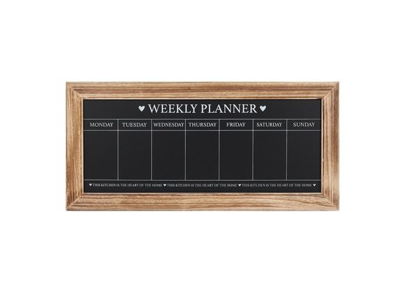 Chalkboard Weekly Planner Plaque