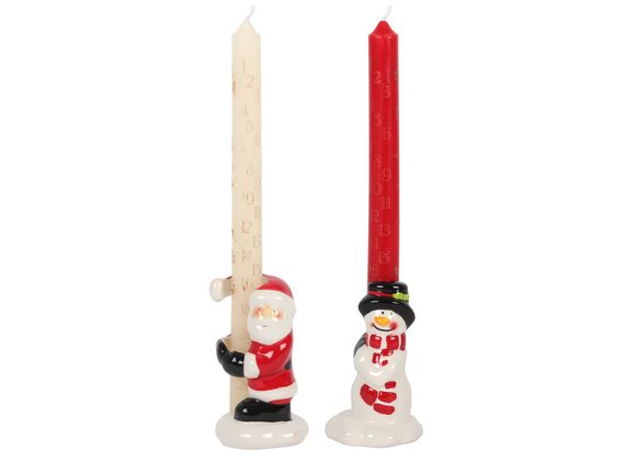 Christmas Character Advent Candle STOCK DUE SOON