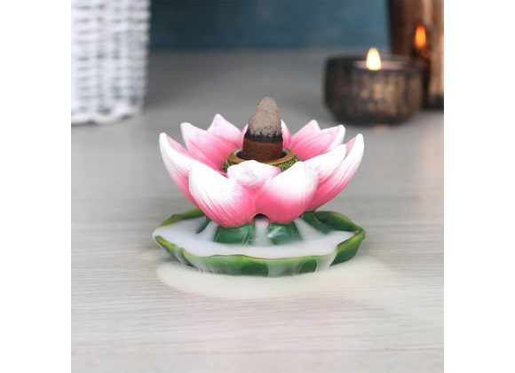 Coloured Lotus Backflow Incense Burner STOCK DUE 10/3/22