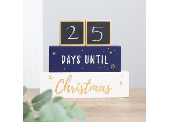 Countdown Until Christmas Stacking Blocks