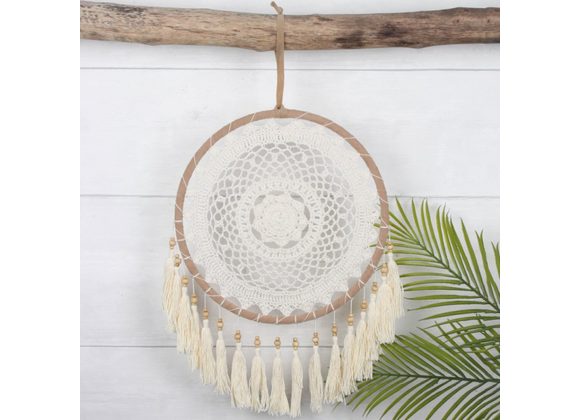 Cream Dreamcatcher with Tassels STOCK DUE SOON