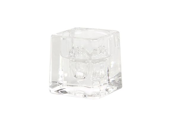 Cube Glass Candle Holder