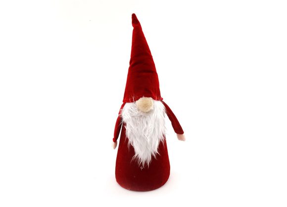 38cm Red Velvet Standing Christmas Gonk STOCK DUE 15/11/21