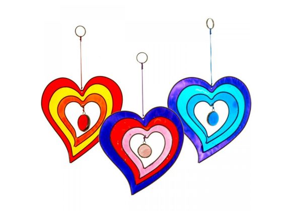 Hanging heart Suncatcher