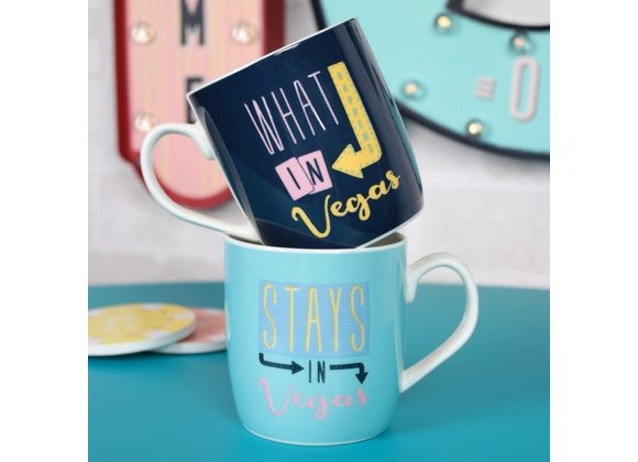 Set of 2 What Happens in Vegas Mugs