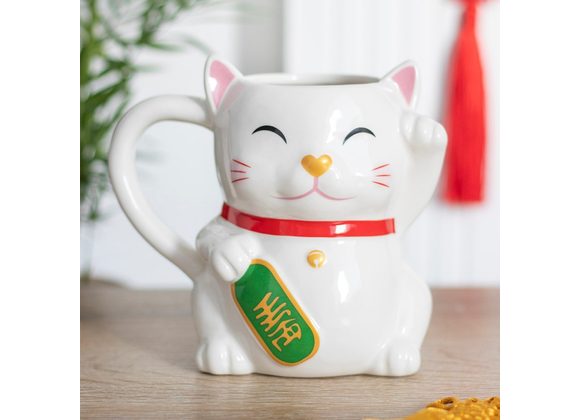 Waving Lucky Cat Mug