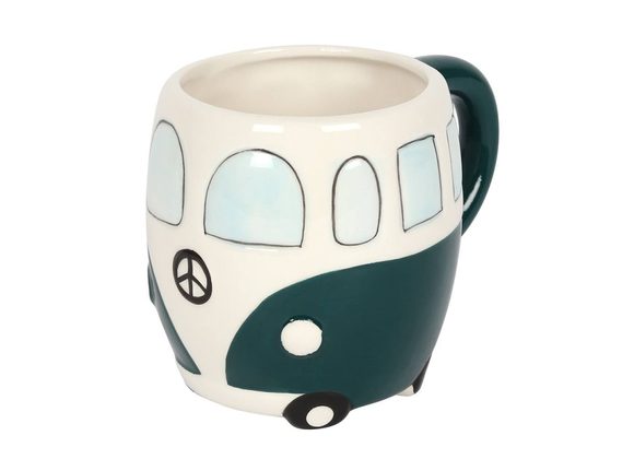 Dark Green Campervan Mug