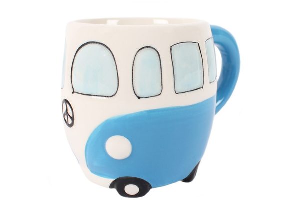 Blue Campervan Mug STOCK DUE SOON