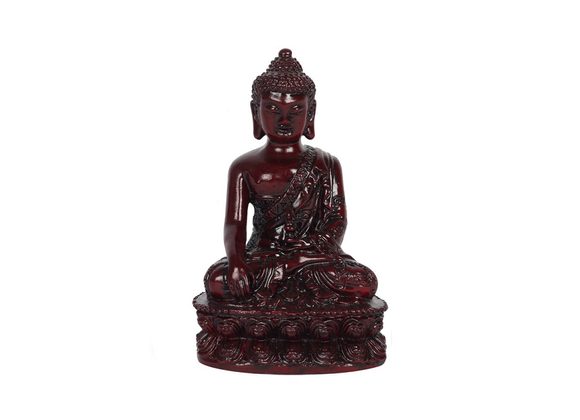 13cm Red Thai Buddha STOCK DUE 17/11/21