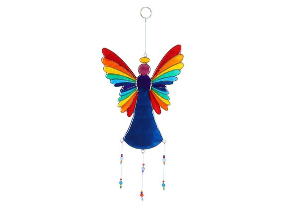 38cm Rainbow Angel Suncatcher STOCK DUE 20/11/21