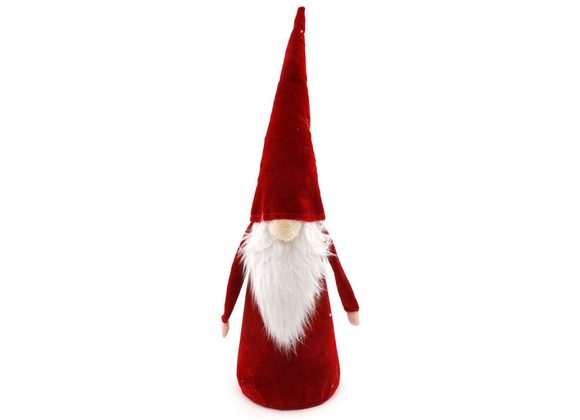 46cm Red Velvet Standing Christmas Gonk STOCK DUE 15/11/21