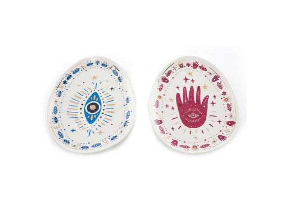 22.5cm Hand and Eye Trinket Dish RRP £24.99 STOCK DUE 15/11/21