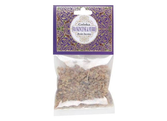 Goloka Frankincense & Myrrh Resin Incense STOCK DUE 30/1/22