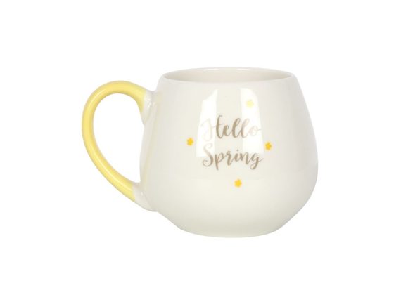 Hello Spring Rounded Mug STOCK DUE 28/2/22