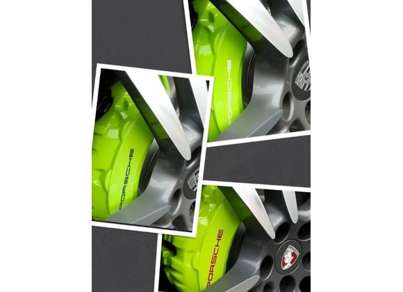 Porsche Caliper Custom Replacement Decal