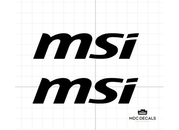 MSI Gaming x2 Custom Replacement Decals
