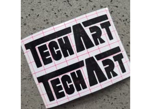 Porsche TechArt Decal/Stickers x2 Custom Replacement