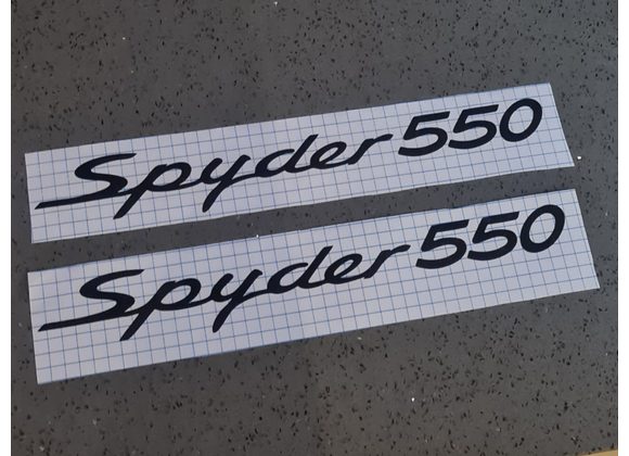 Porsche Spyder 550 Custom Replacement Decals