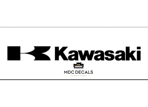 Kawasaki Decal/Stickers x2 custom made