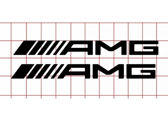 AMG /Mercedes Decal/Stickers x2