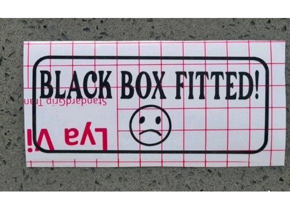 Black Box Fitted Decal/Sticker