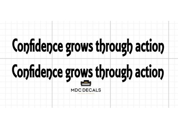 Motivational & Inspirational Quote Decals – Mindset | Positivity | Custom Made