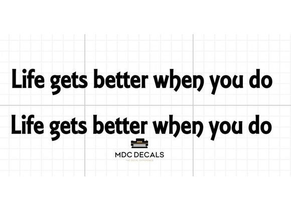 Motivational & Inspirational Quote Decals – Mindset | Positivity | Custom Made