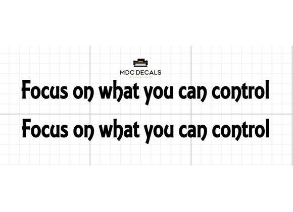 Motivational & Inspirational Quote Decals – Mindset | Positivity | Custom Made