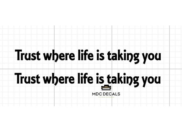 Motivational & Inspirational Quote Decals – Mindset | Positivity | Custom Made